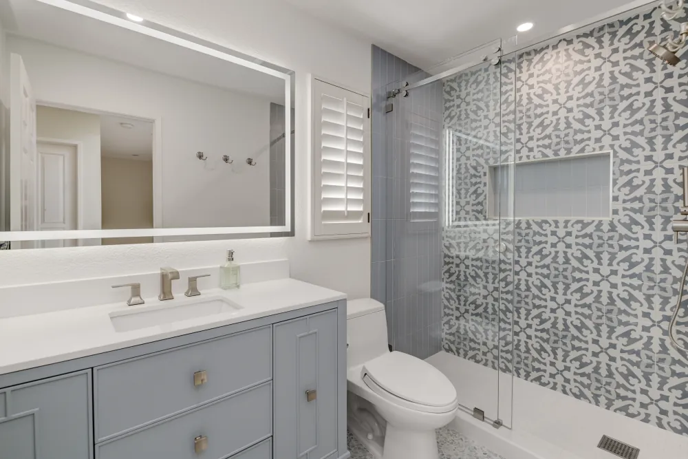 Carrillo Way bathroom remodel by Guild Builders photo 5