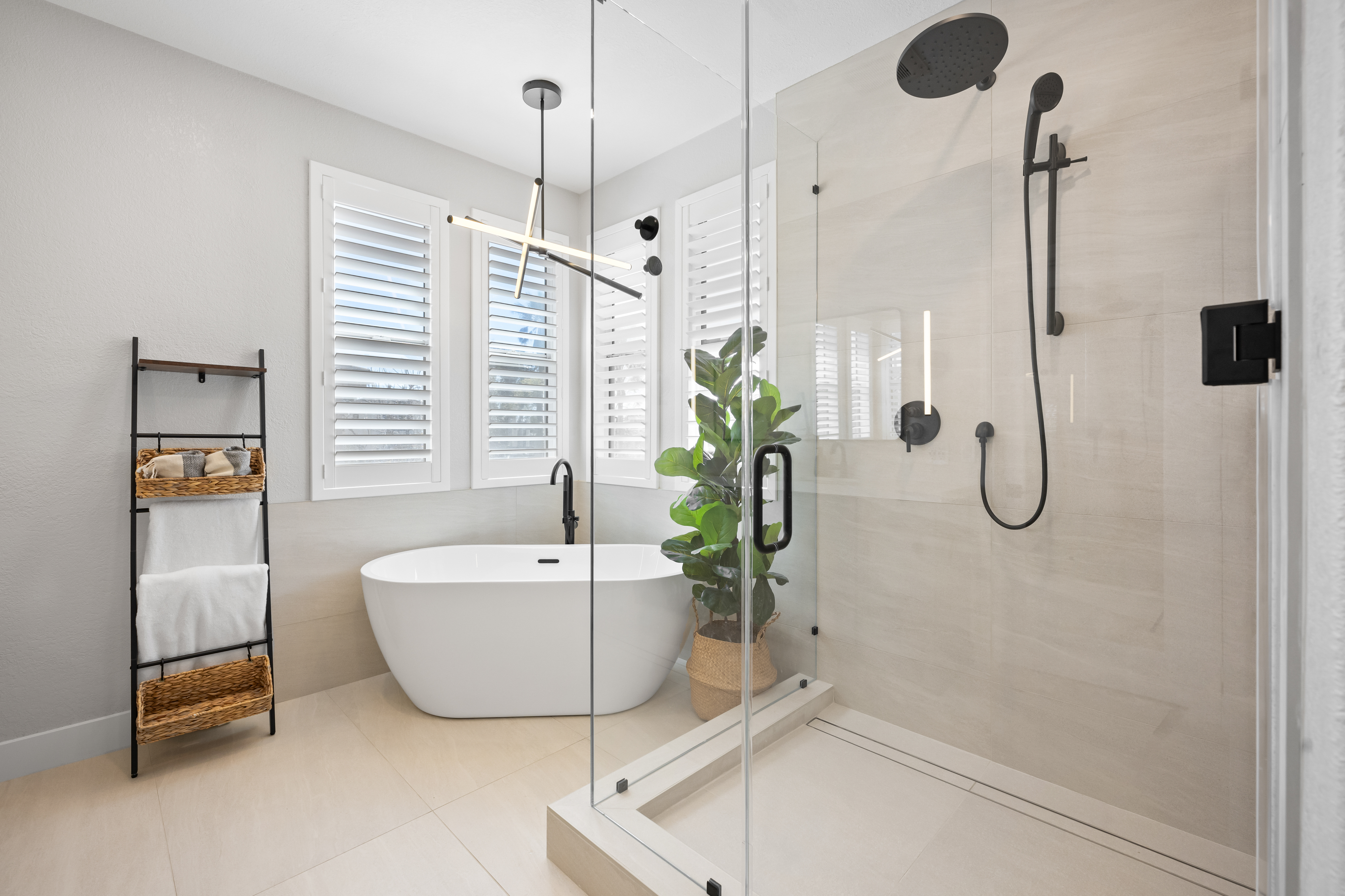 Sunset Ridge Drive bathroom remodel by Guild Builders