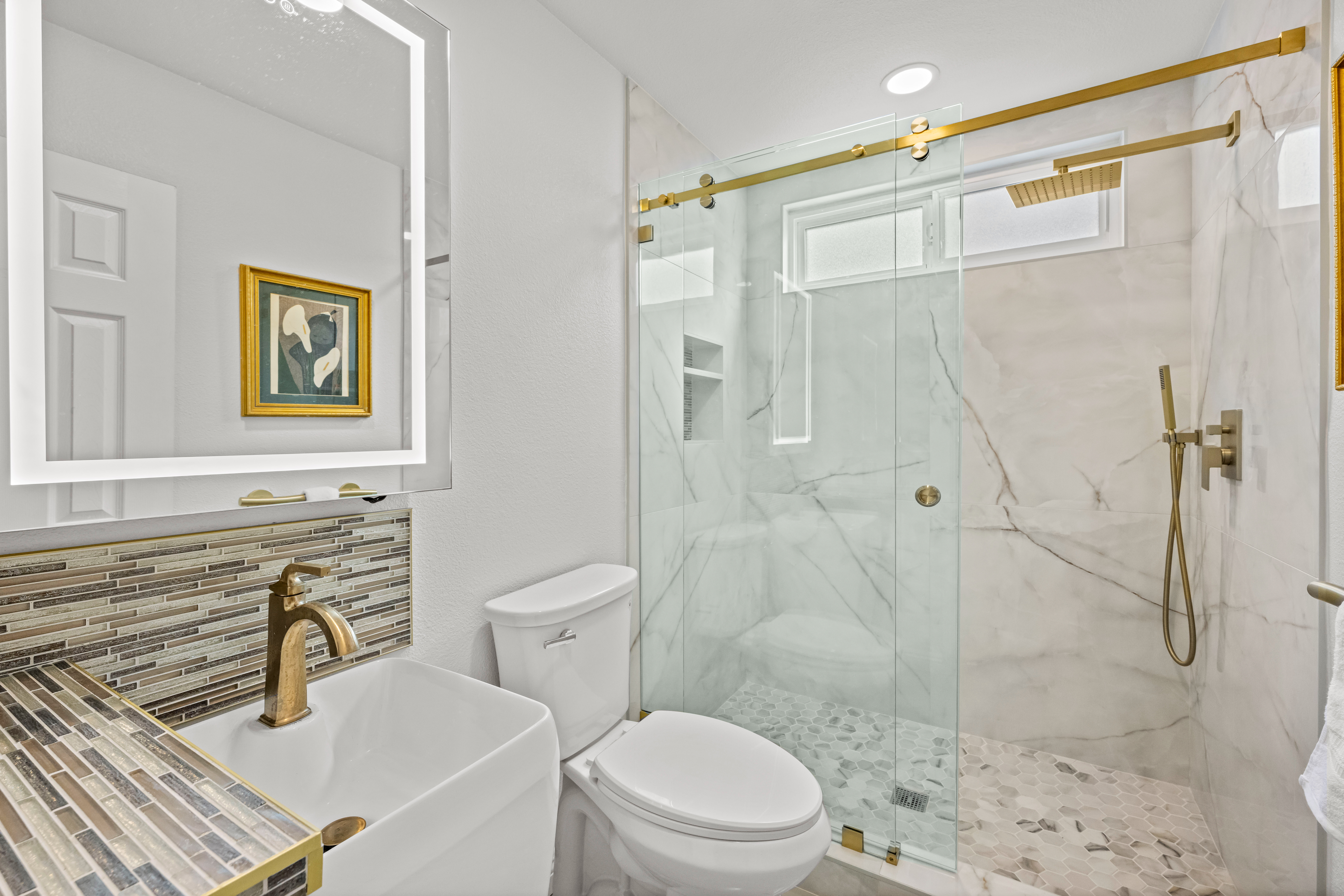Willowhaven Road bathroom remodel by Guild Builders